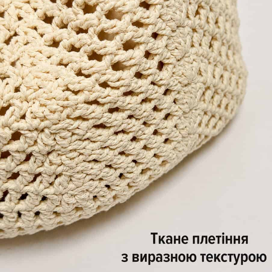 Жіноча в'язана повсякденна літня сумка
