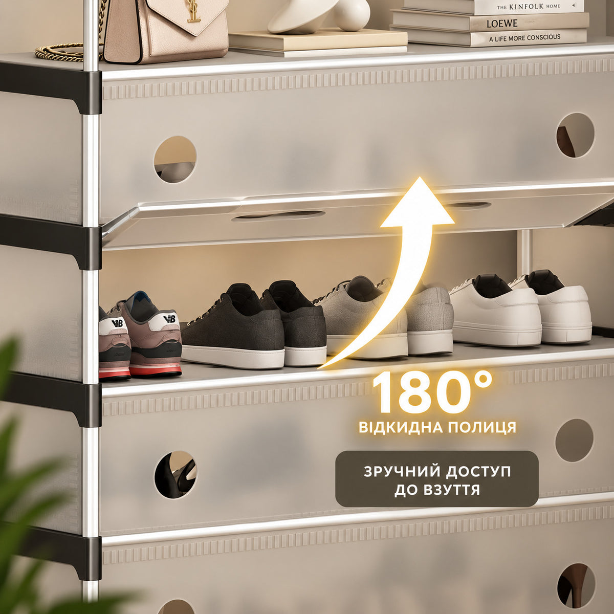 Вішалка підлогова з взуттєвницею