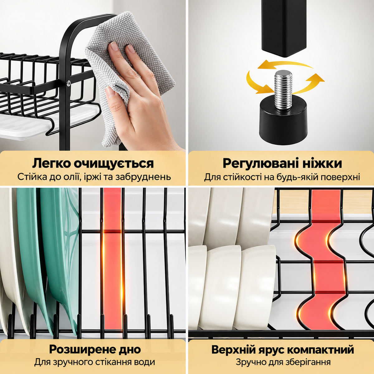 Сушарка настільна двоярусна Kitchen Rack