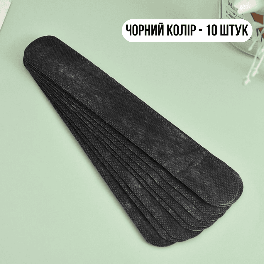 Набір гігієнічних вкладишів для головних уборів від поту 10 шт