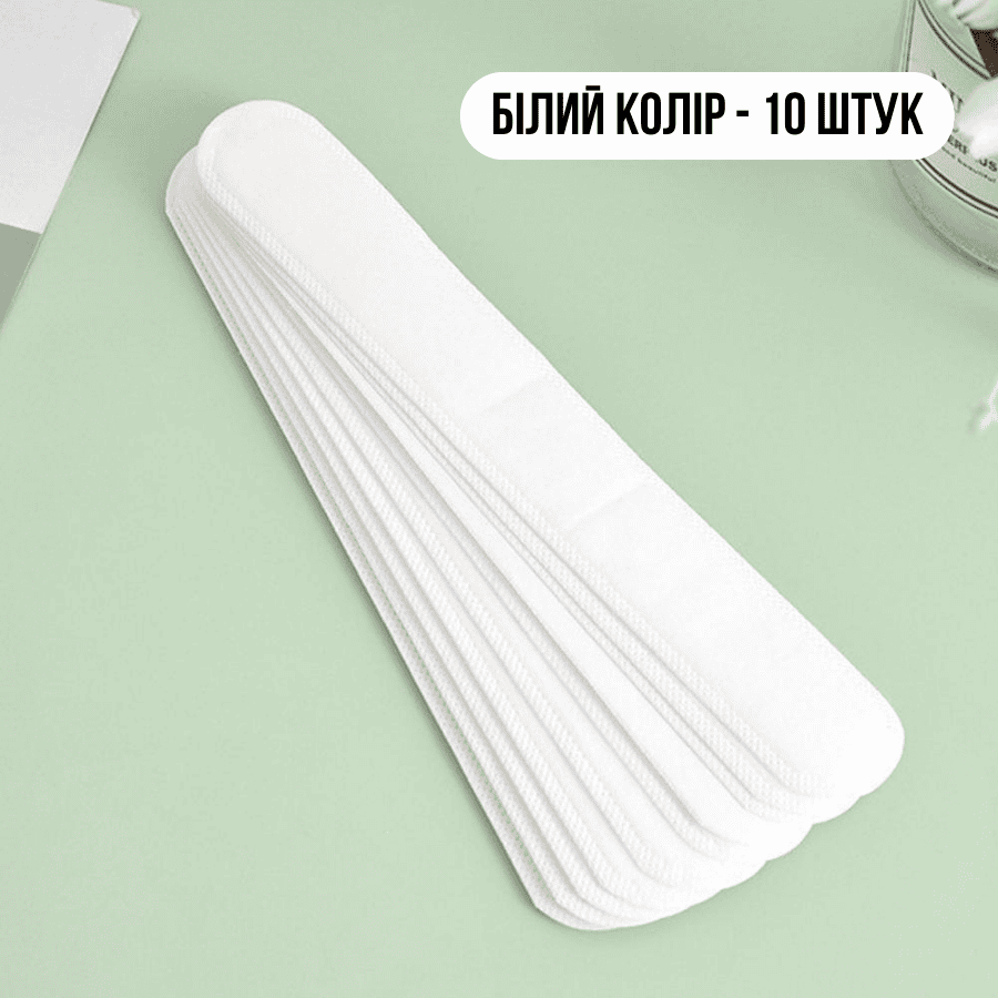 Набір гігієнічних вкладишів для головних уборів від поту 10 шт