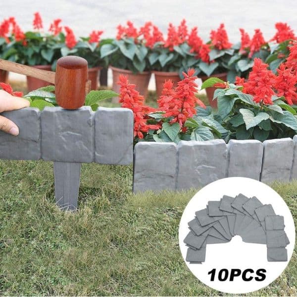 Бордюр садовий пластиковий