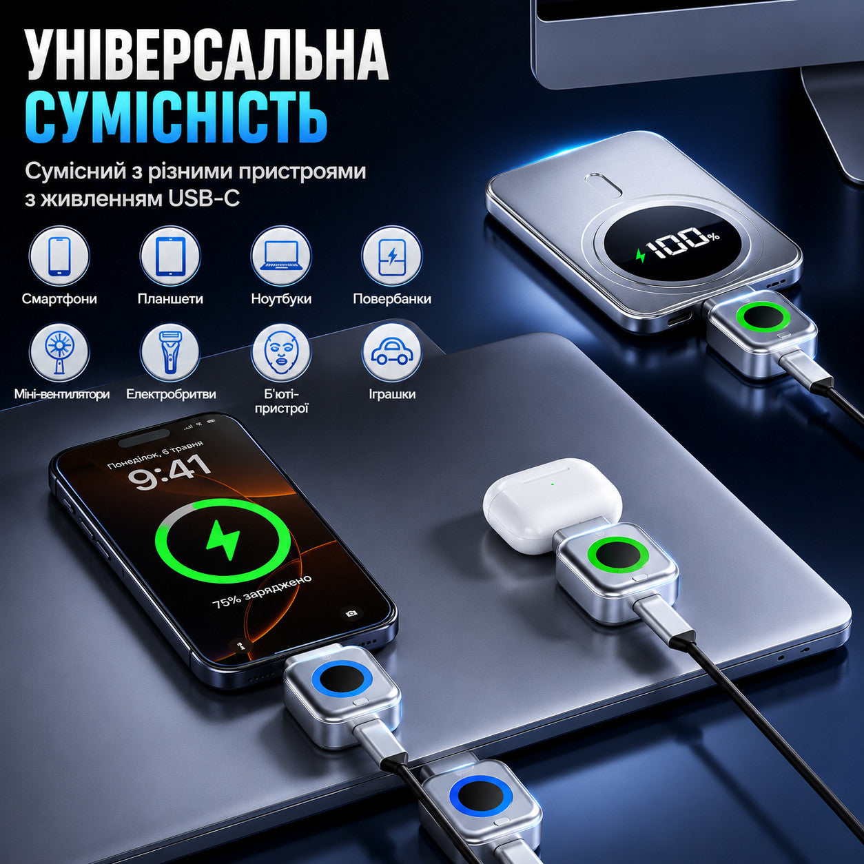 Адаптер для заряджання X01 з автовідключенням