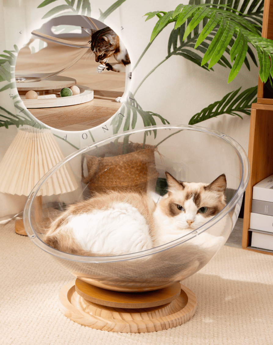Лежанка-гніздо для котів