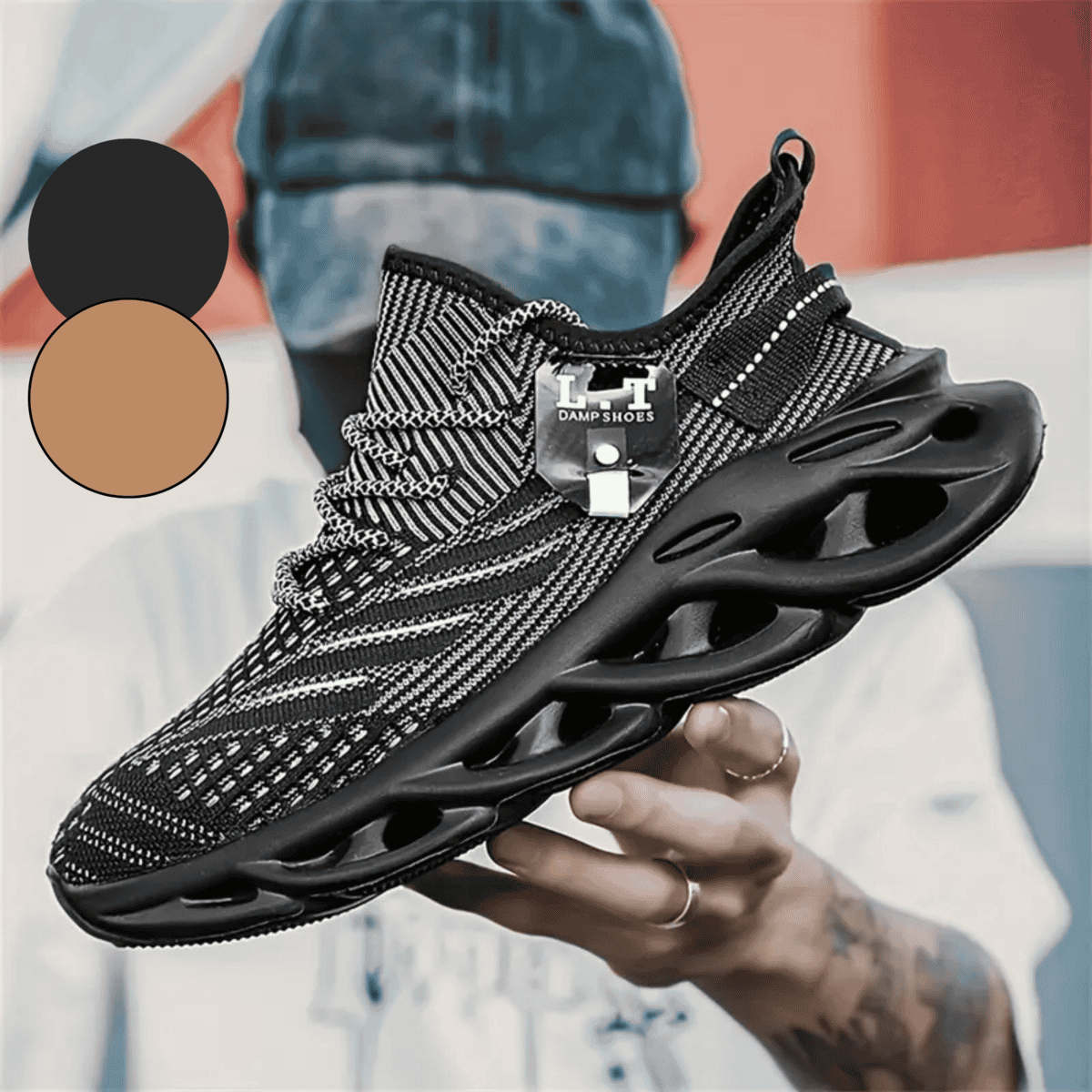 Чоловічі в'язані кросівки