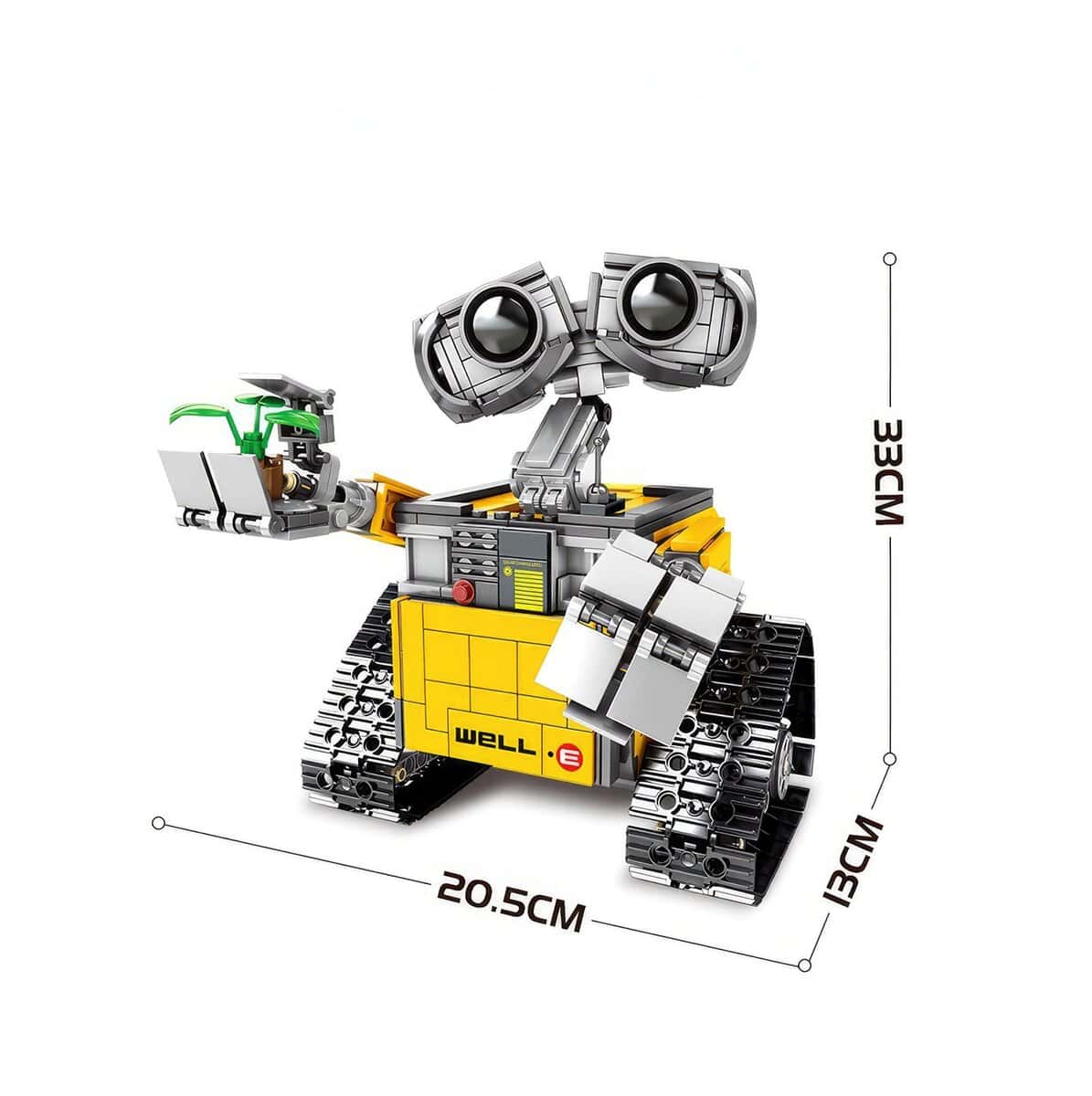 Робот конструктор Валлі WALL-E 687 деталей