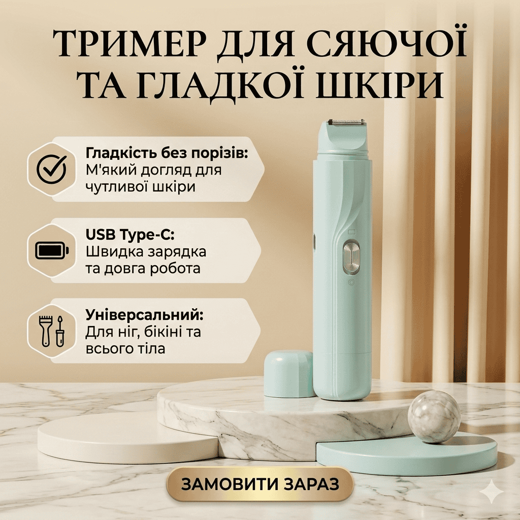 Епілятор жіночий 2 в1 бездротовий