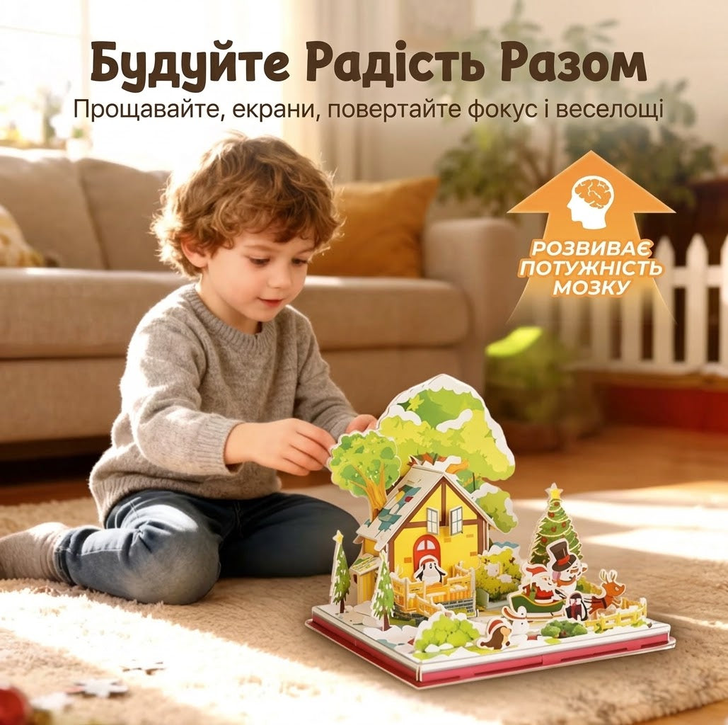 Новорічний 3D пазл