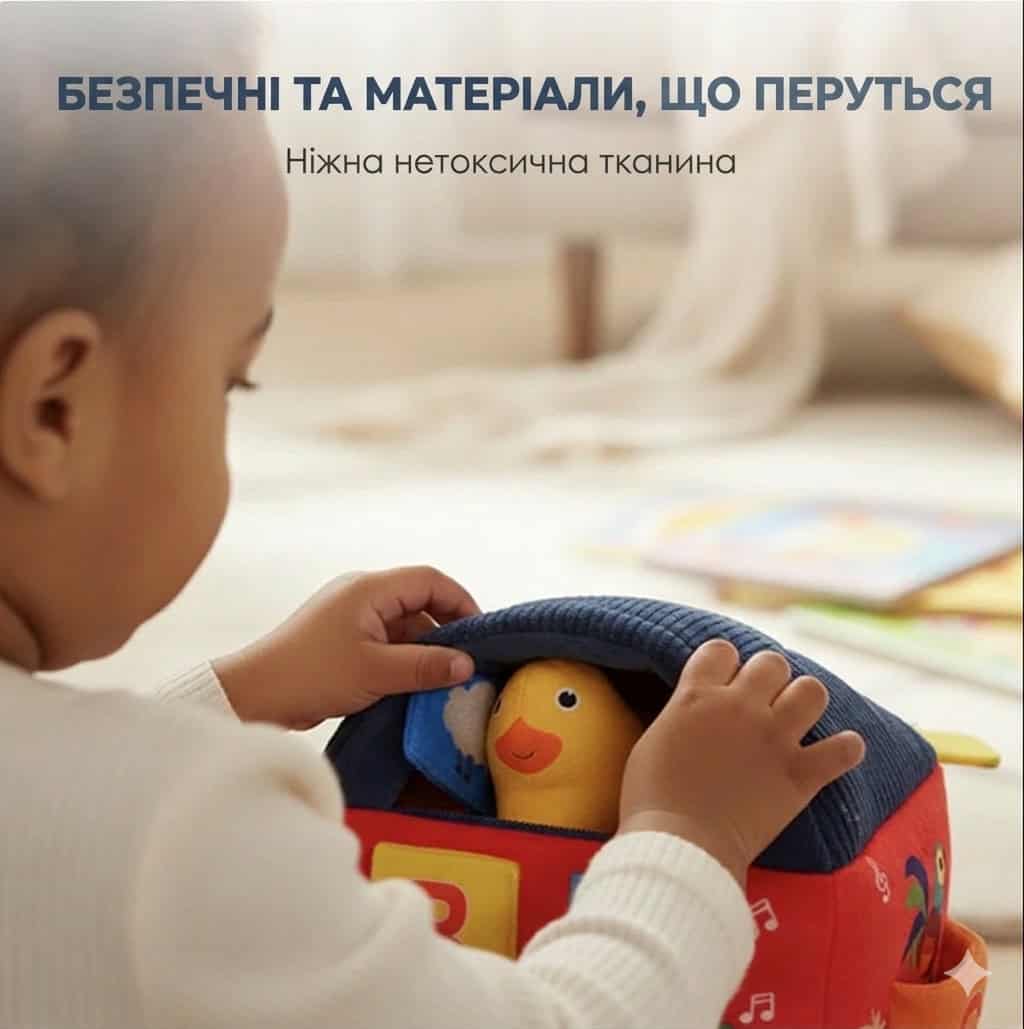 Інтерактивна іграшка дитячий будинок для дітей  бізіборд