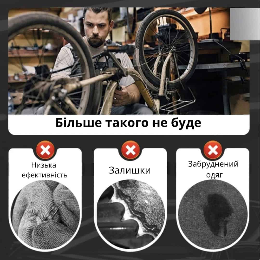 Інструмент для чищення велосипедних ланцюгів