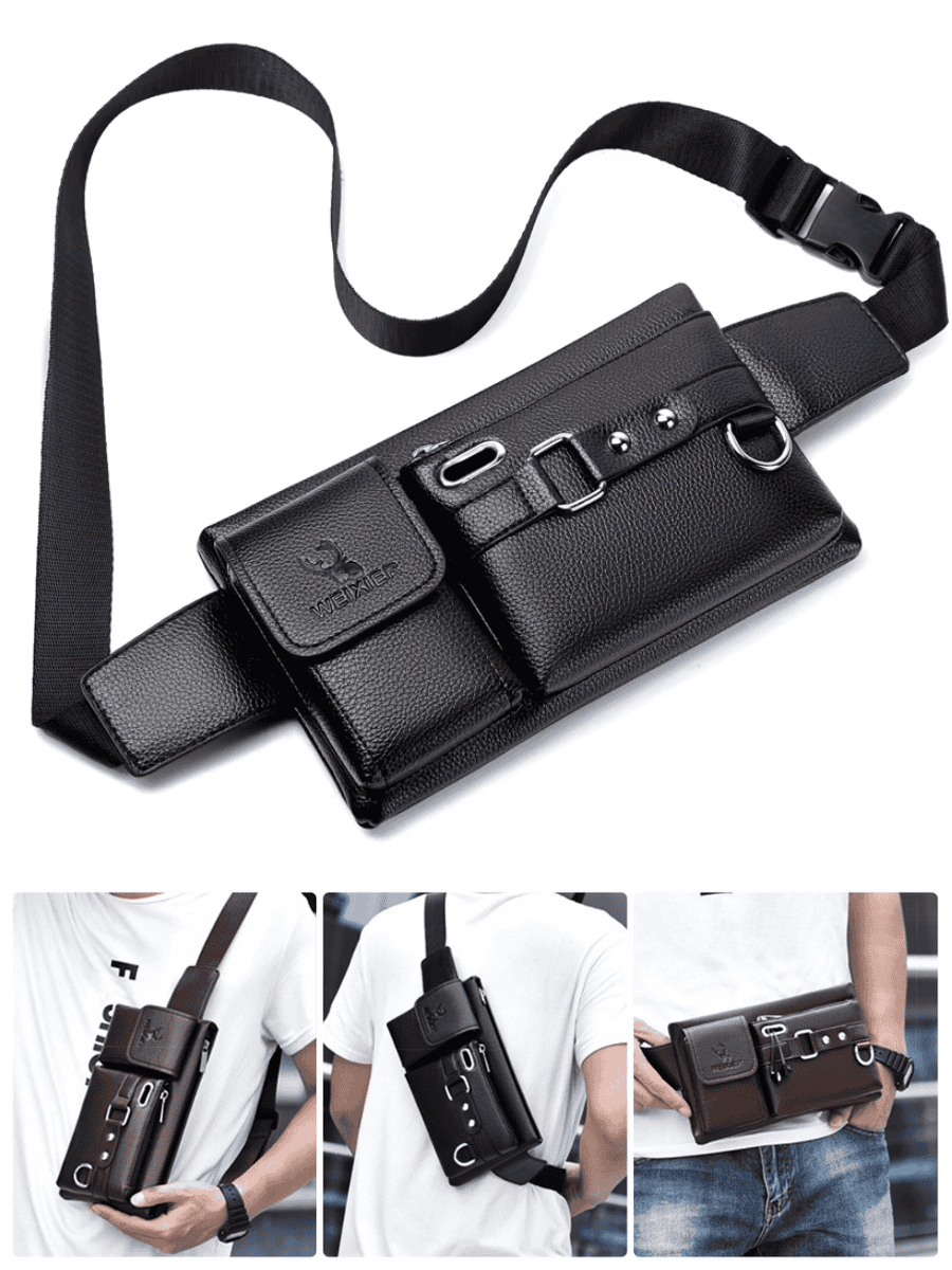 Чоловіча сумка на пояс