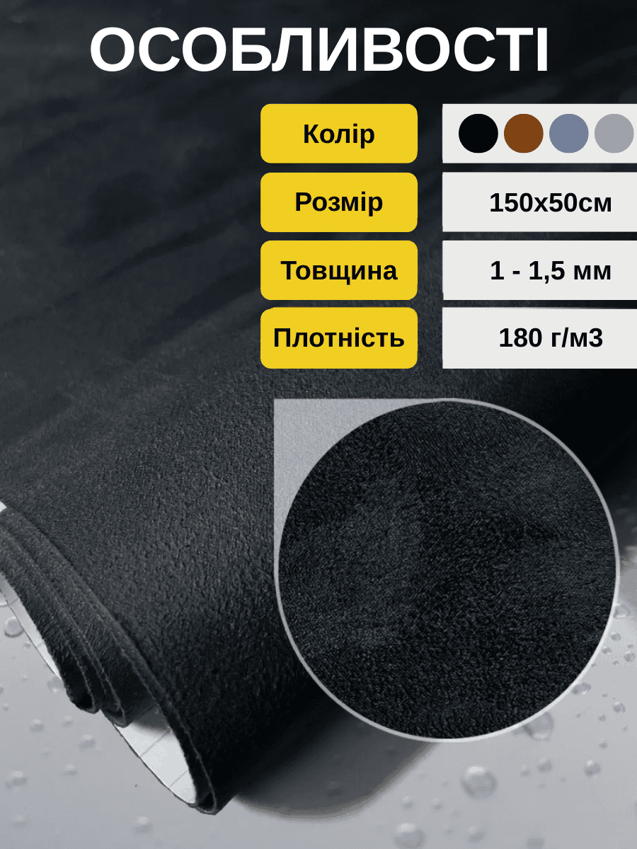 Самоклеюча екозамша для авто