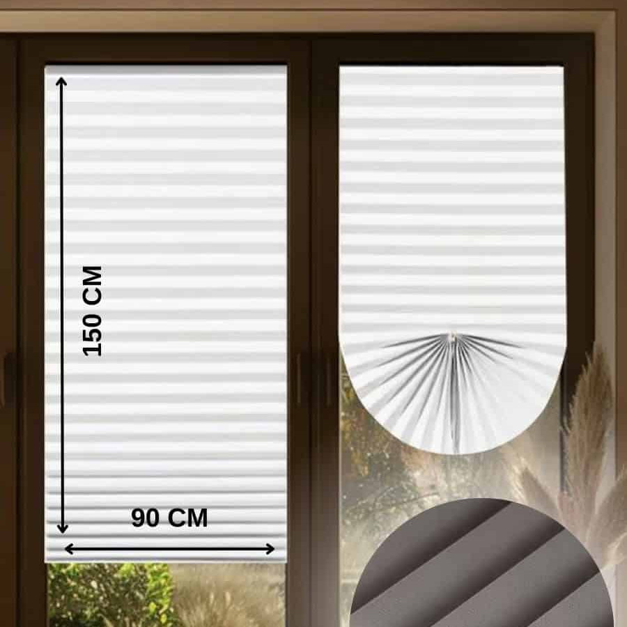 Штора плісе (жалюзі) самоклеюча 90*150cm