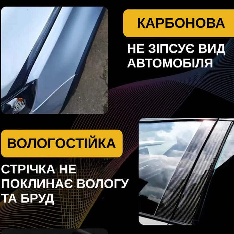 Захисна смужка на поріг автомобіля від подряпин
