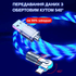 Магнітний поворотний кабель зарядки, що світиться, USB Type C