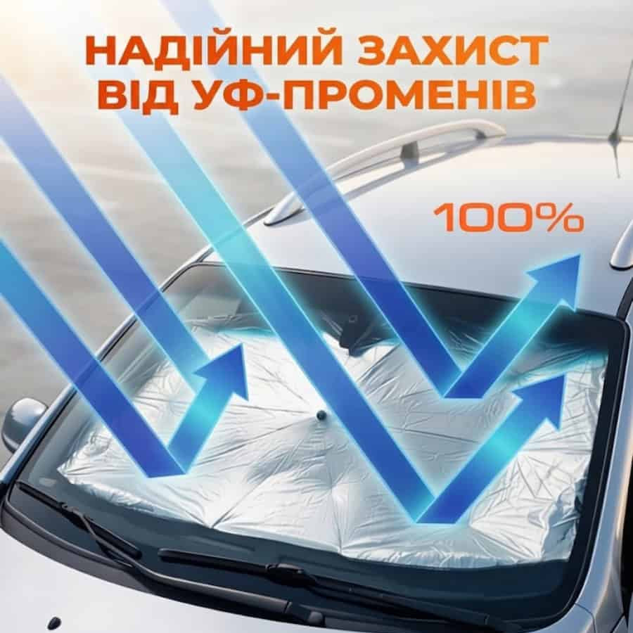 Парасолька на лобове скло в авто