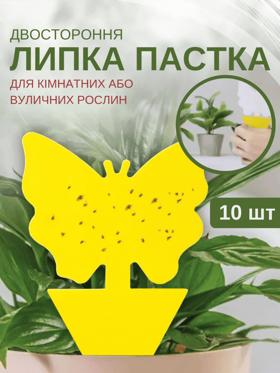 Липка пастка від шкідників та комах 10 шт