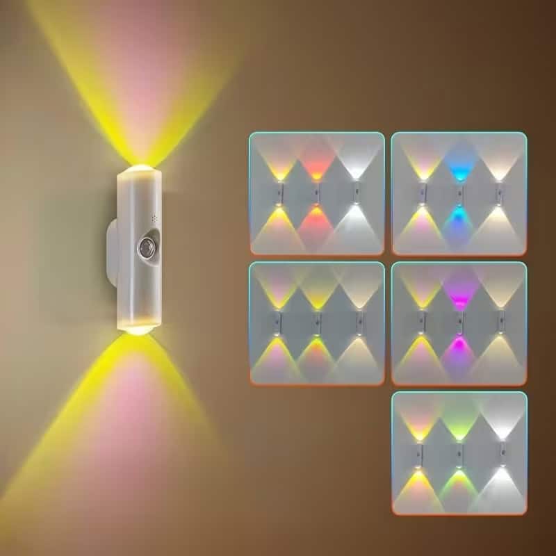 Настінний світлодіодний світильник RGB, 2 шт