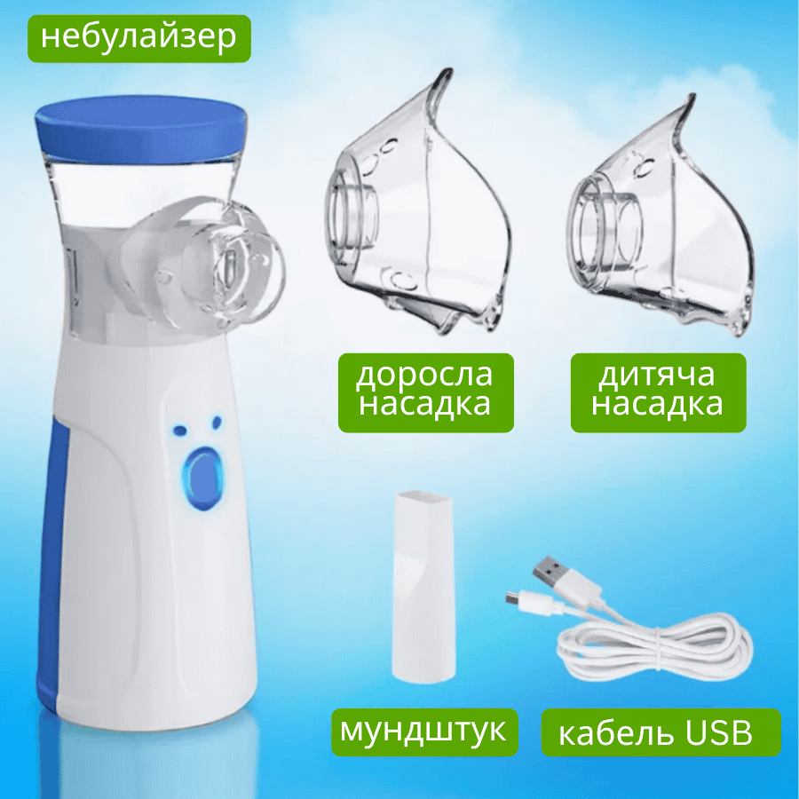 Портативний ультразвуковий інгалятор небулайзер
