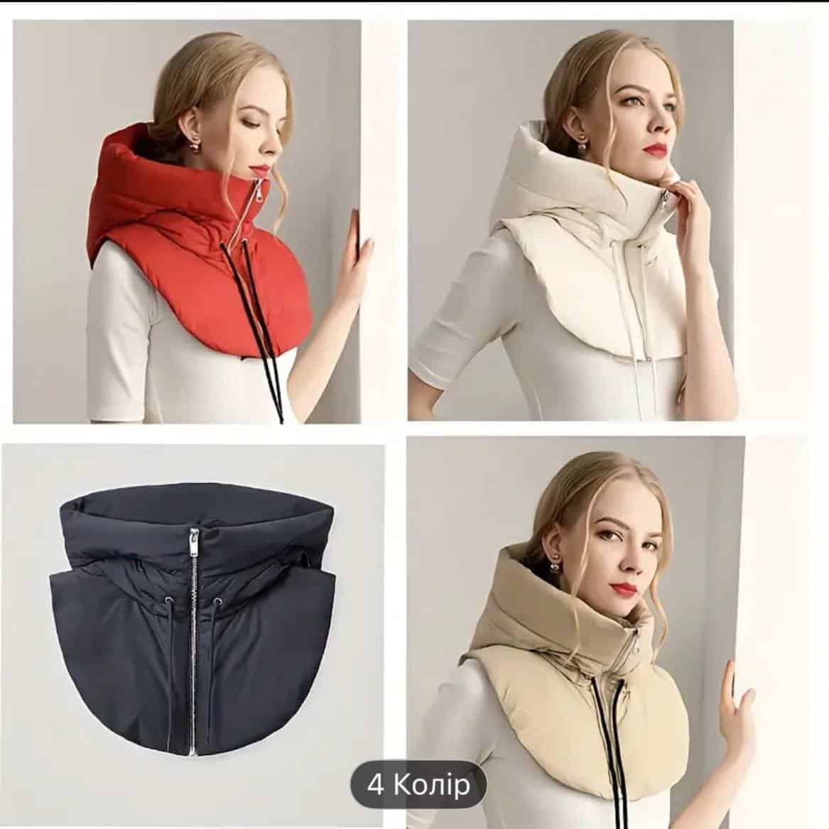 Капор-капюшон із плащовки