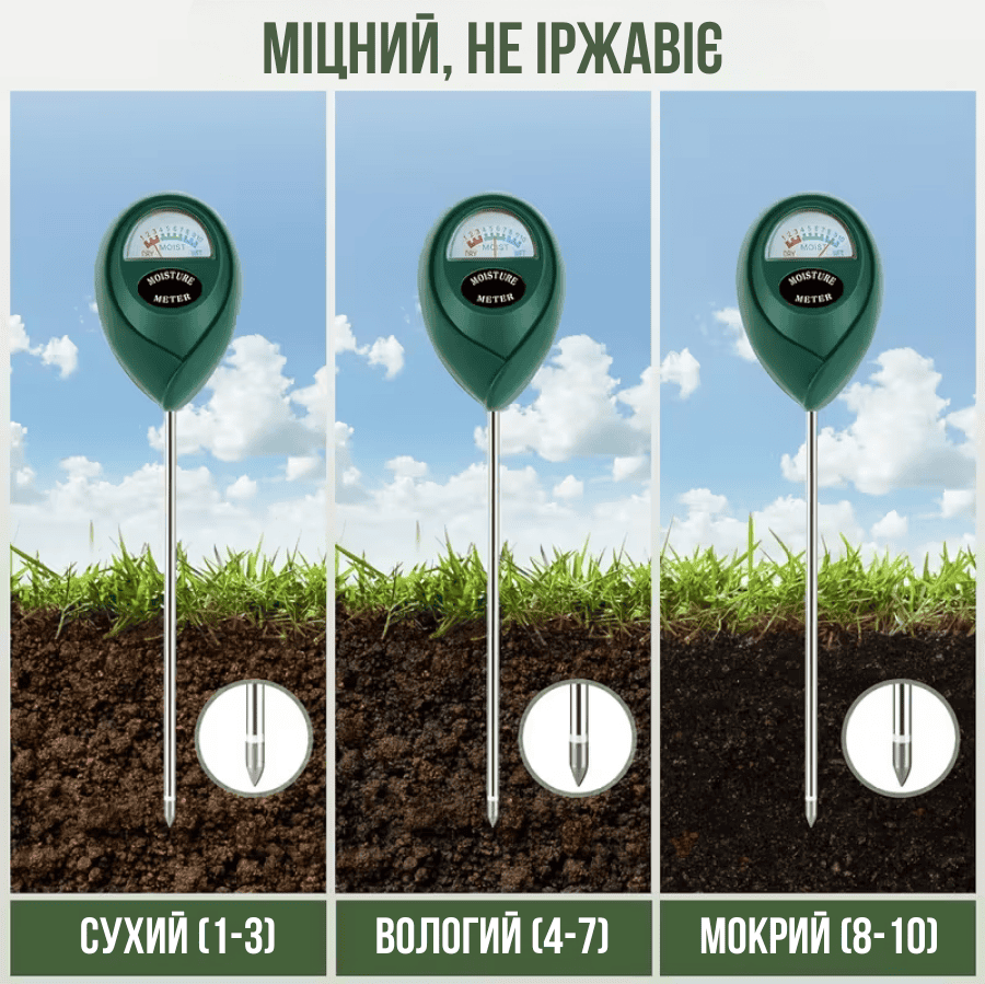 Вологомір для грунту торфу аналізатор вологості вазонів