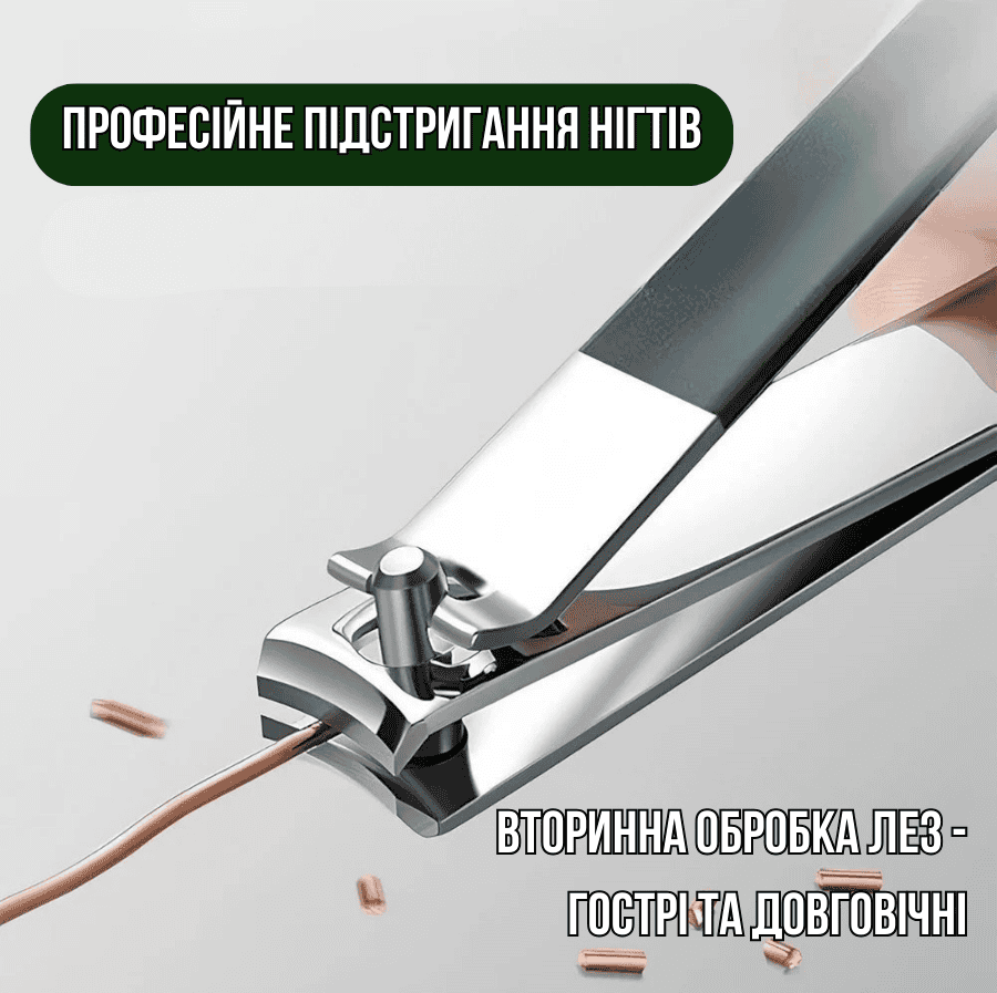 Набір інструментів для маникюра та чистки вух