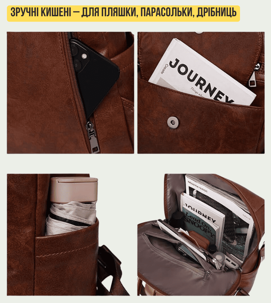 Жіночий рюкзак-сумка