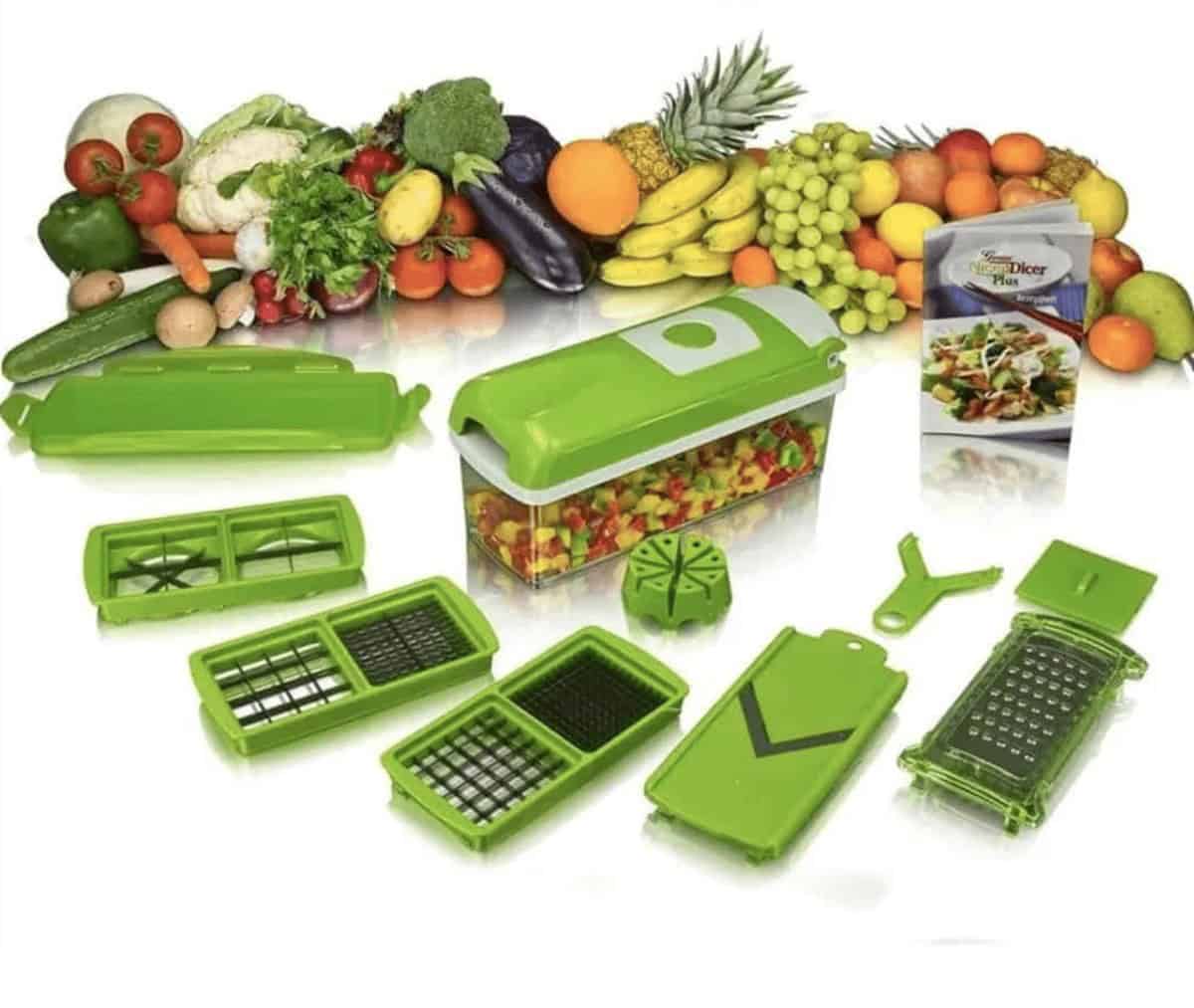 Овочерізка подрібнювач Nicer Dicer Plus для нарізки овочів та фруктів