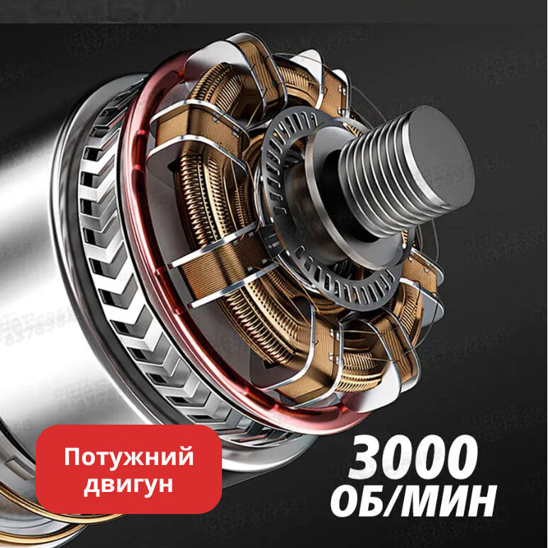 Фен промисловий Hot Air Gun 1600W 4 насадки