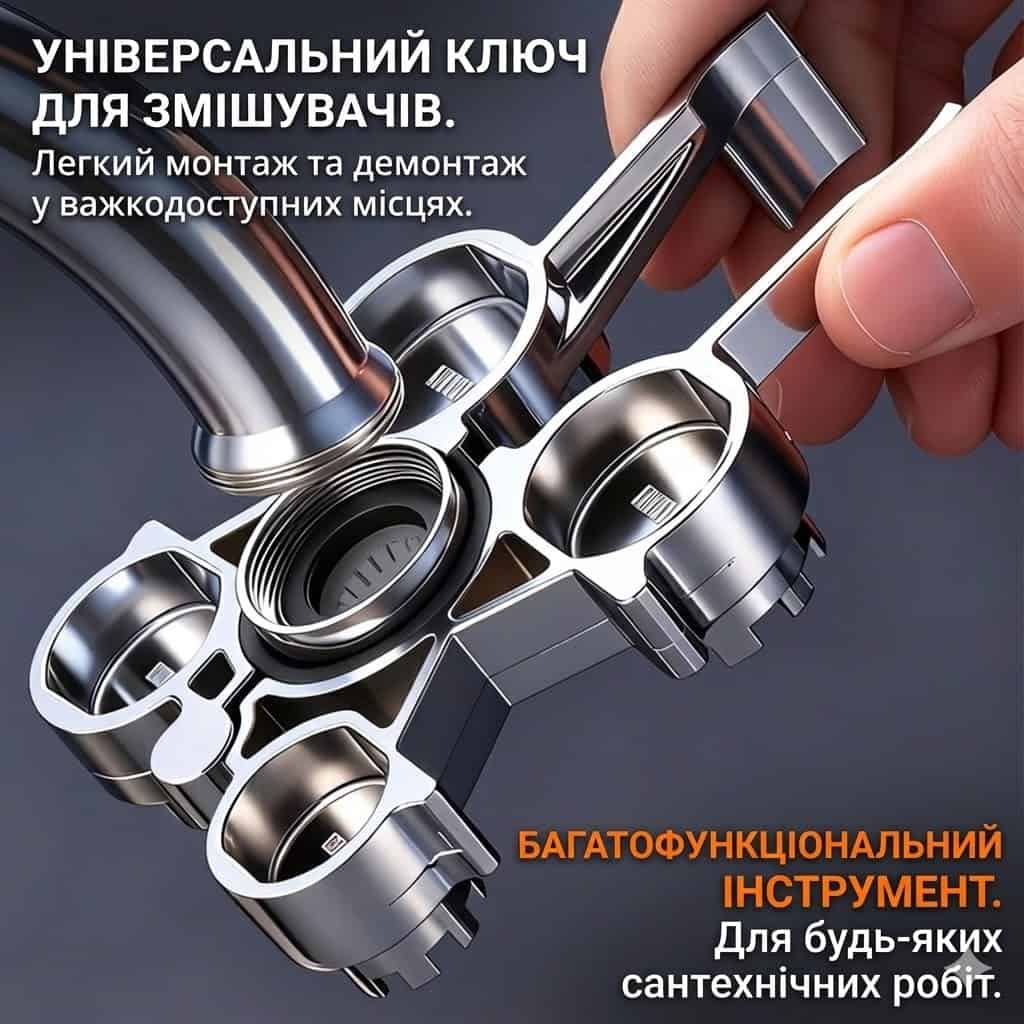 Ключ для ремонту аераторів та змішувачів