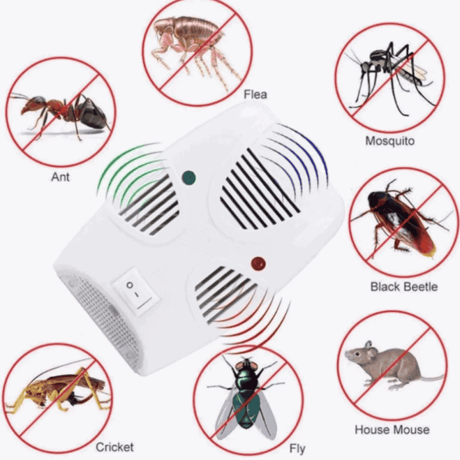 Відлякувач ультразвуковий від мишей, комах, гризунів та тарганів