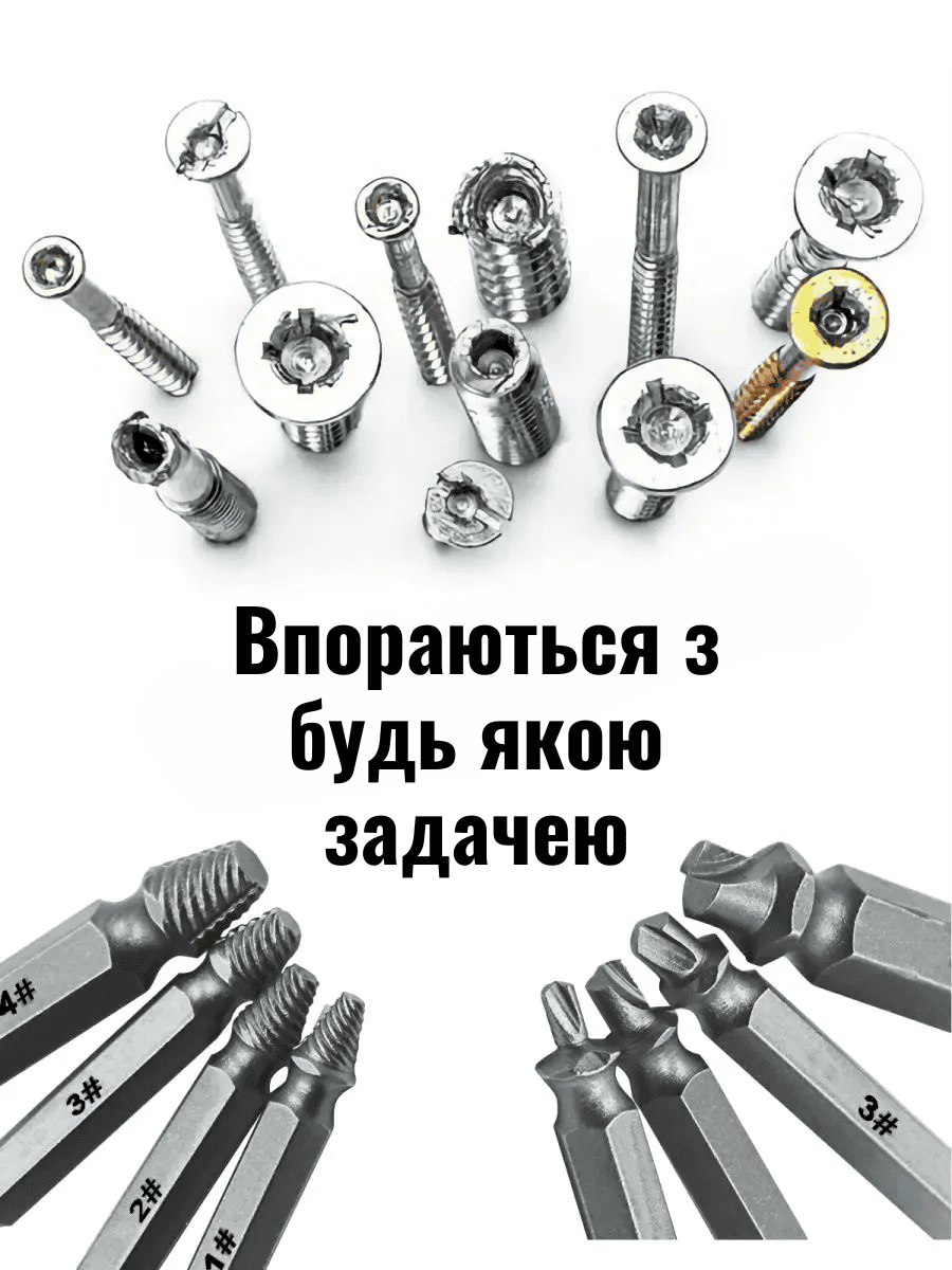 Набір біт 4 шт
