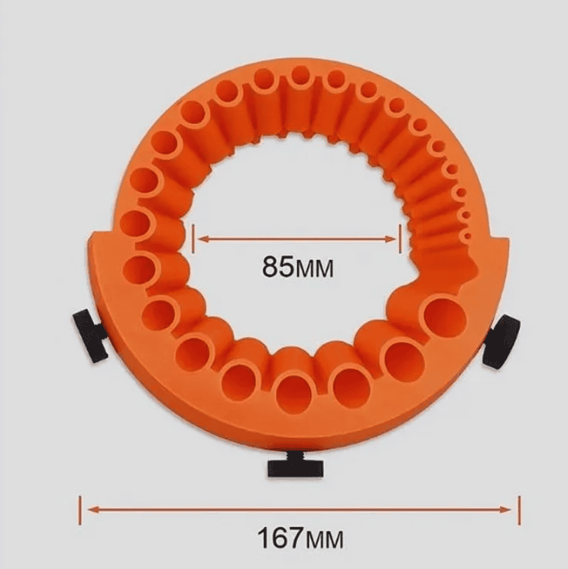 Універсальна точила от 2 до 13 мм для заточування свердел на болгарку 125 мм