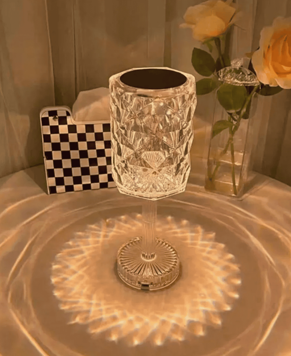 Кришталева лампа нічник на USB