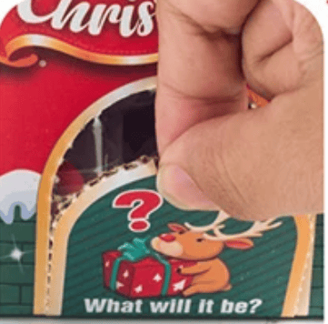 Адвент автомат з новорічними іграшками